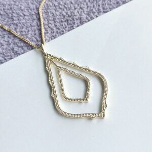 Kendra Scott Simon Gold Long Pendant Necklace